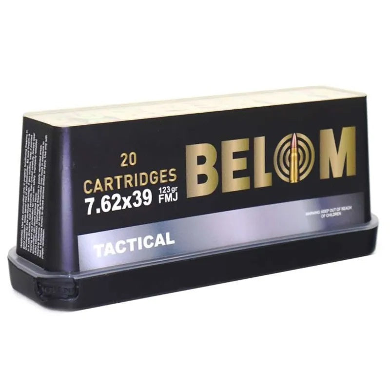 Belom 7.62x39mm 123gr M67 FMJ NEW - 480 rnds