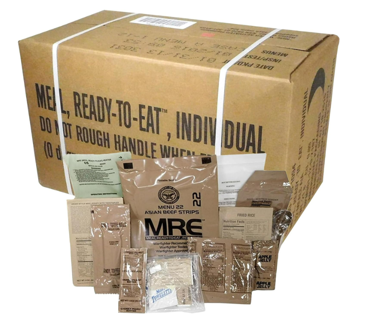 Genuine US Military Meals Ready-to-Eat (12 Packs)