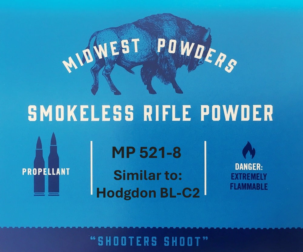 MP 521-8 Smokeless Rifle Powder - 8 lbs