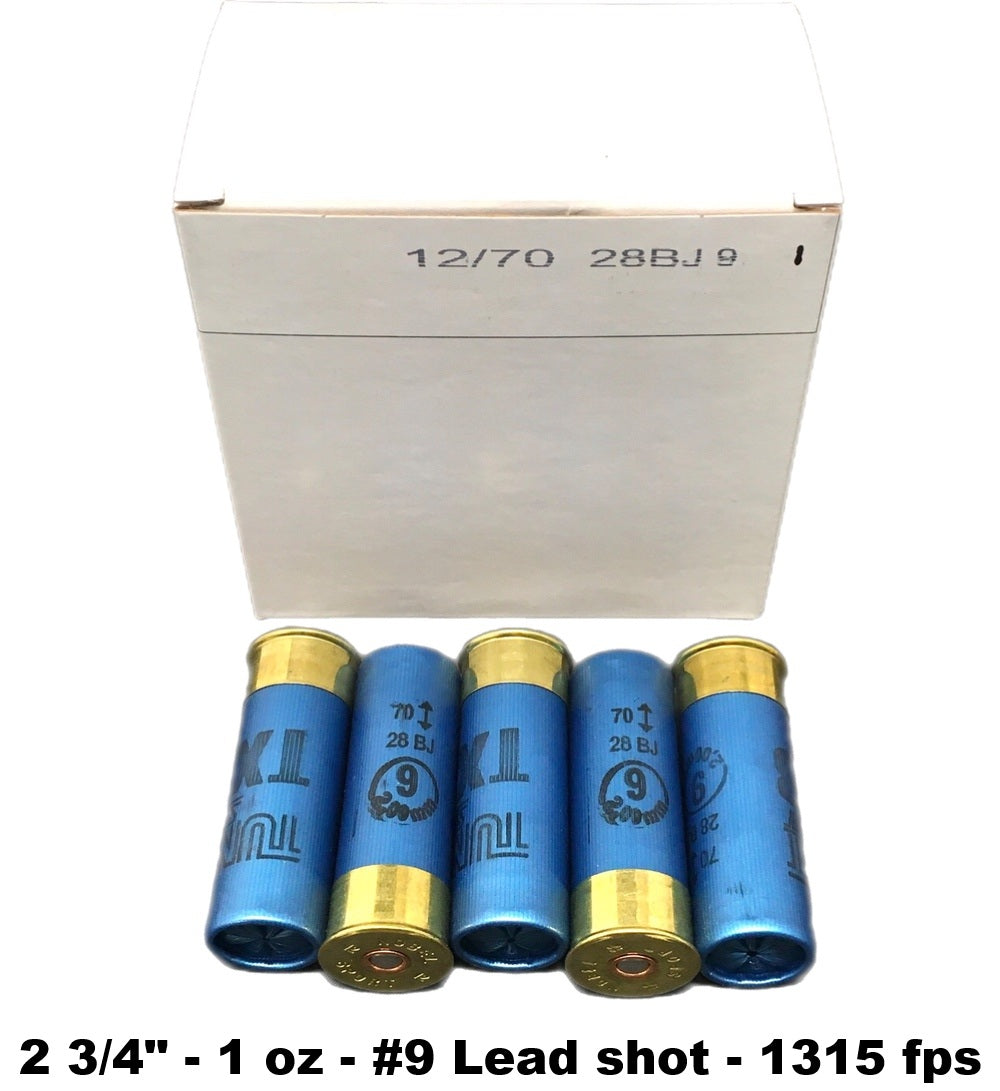 Tunet 12ga Sport TX8 1315 fps - #9 shot - 250ct case