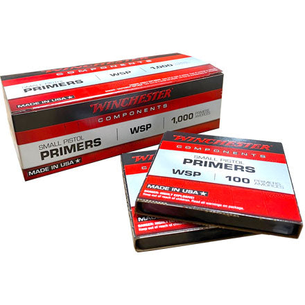 Winchester Small Pistol Primers Free Ship & Haz - 5000ct