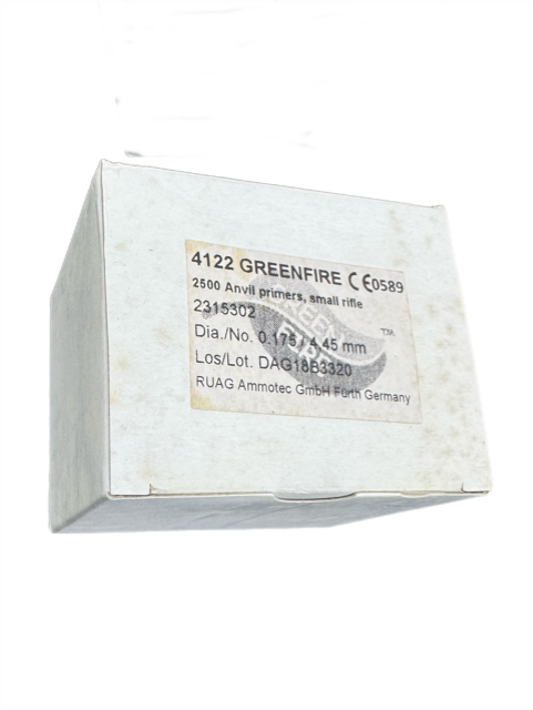 Factory 2nds Ruag Small Rifle Primers Greenfire Free Shipping - 5000ct