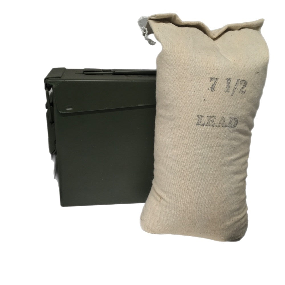 7 1/2 Lead Shot Ammo Can Included - 25 lbs