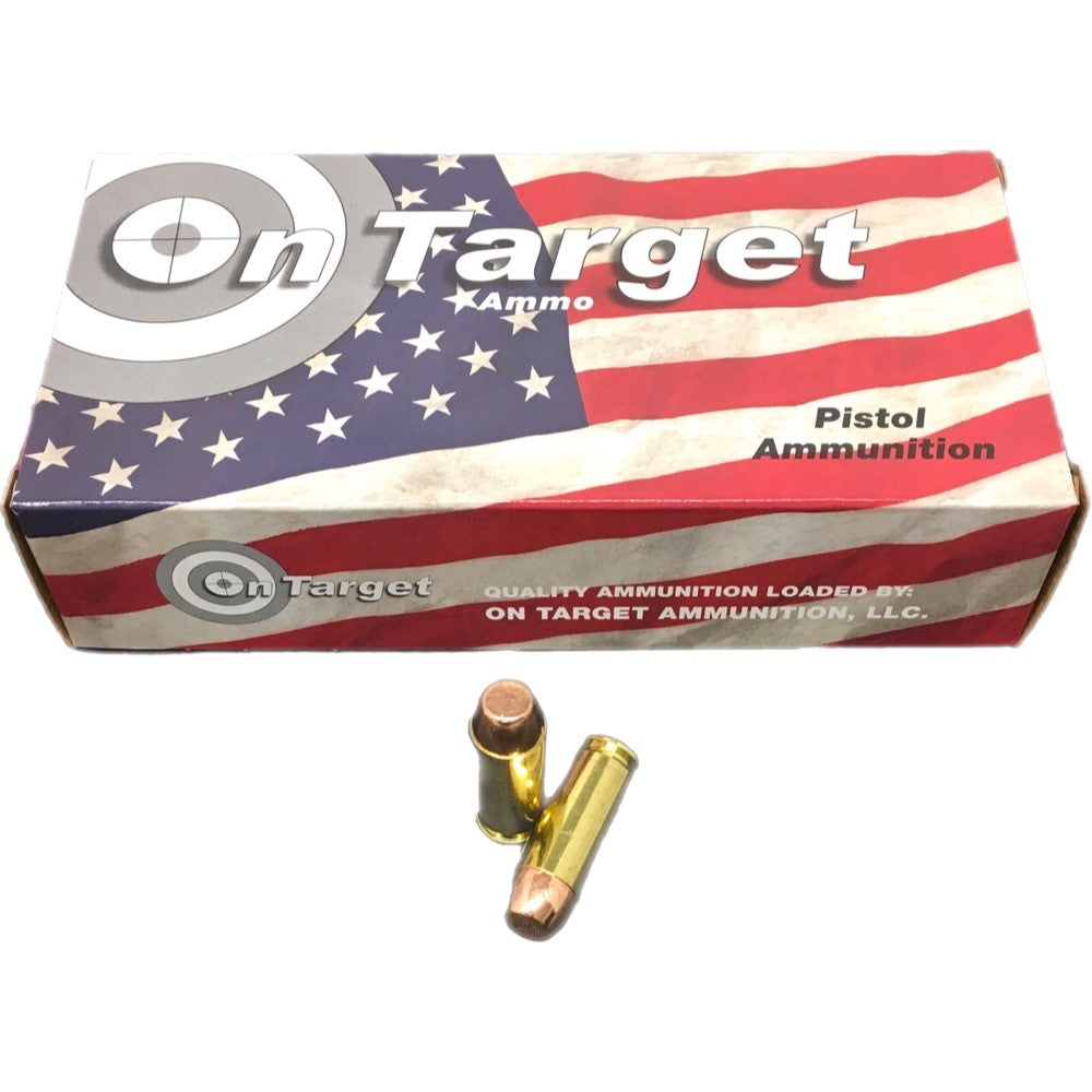 On Target 10mm Auto 180gr FMJ NEW - 500 rnd + 50cal Ammo Can