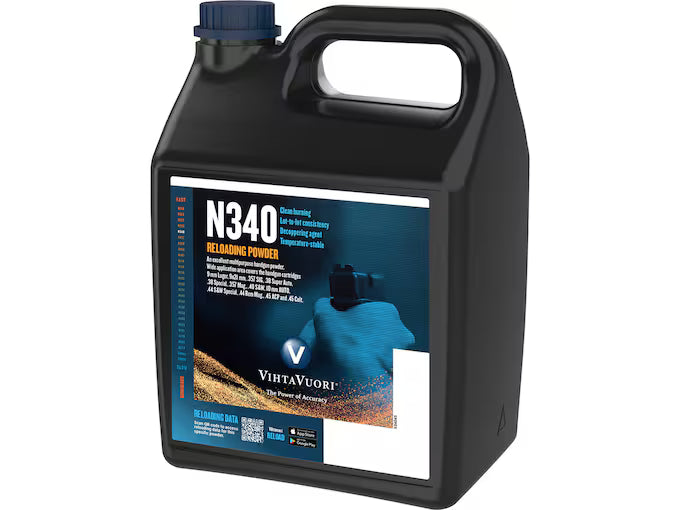 Vihtavuori N340 Smokeless Gun Powder - 4 lb