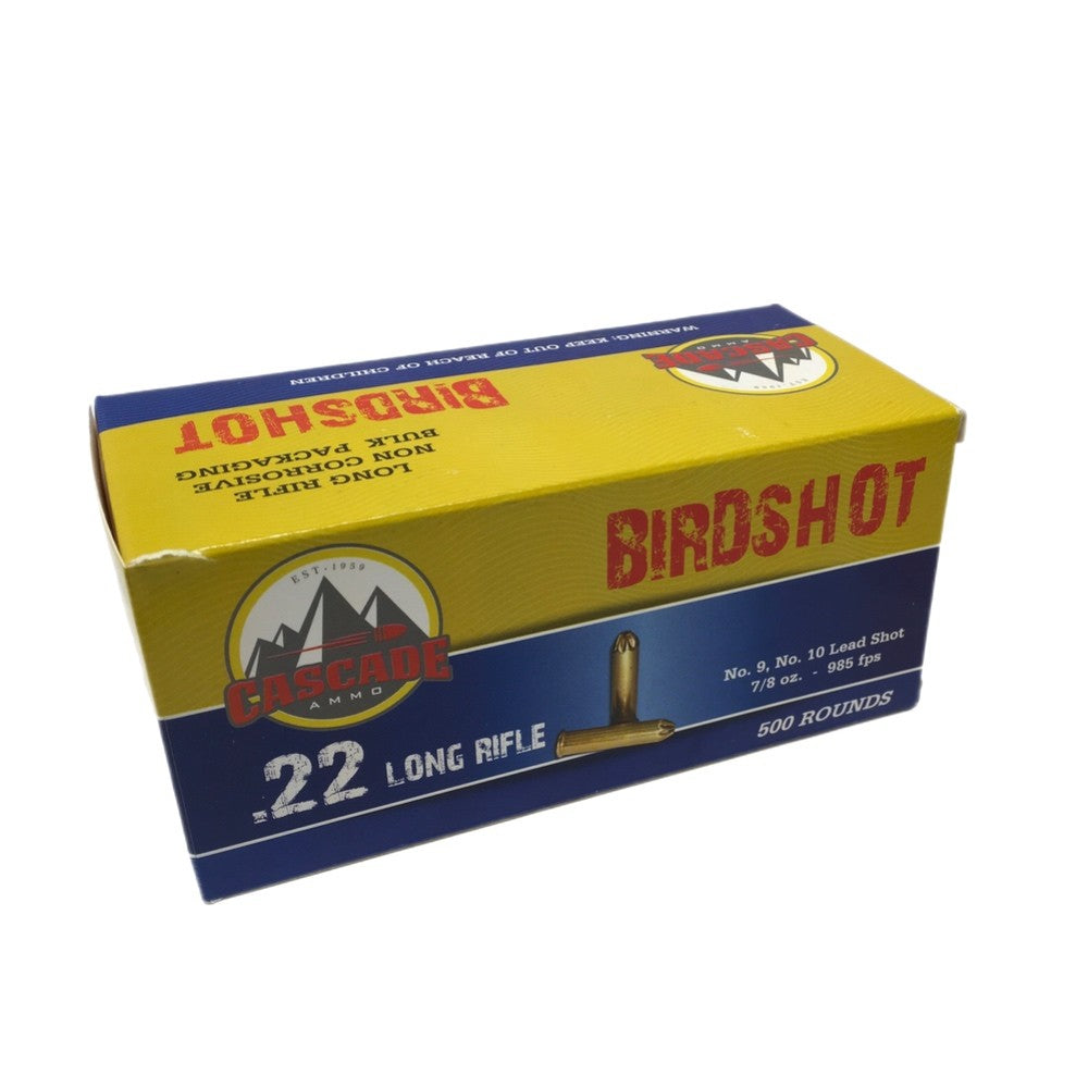 Cascade 22LR Birdshot #9 Lead Shot - 500 rds