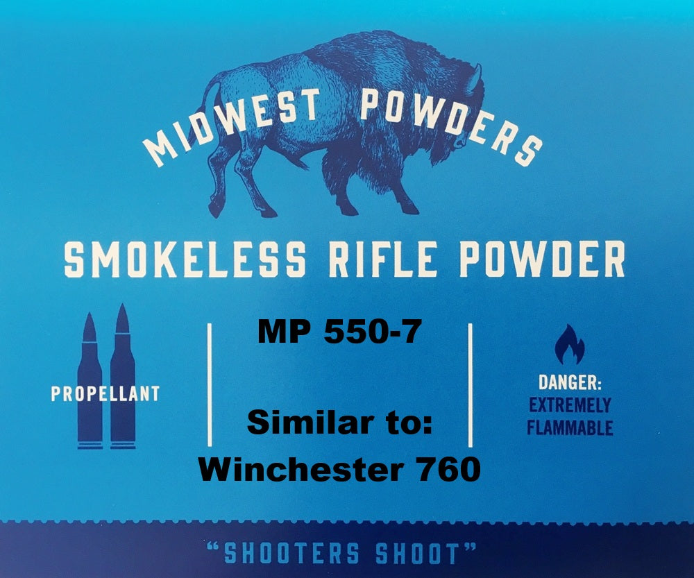 MP 550-7 Smokeless Rifle Powder - 8 Lbs