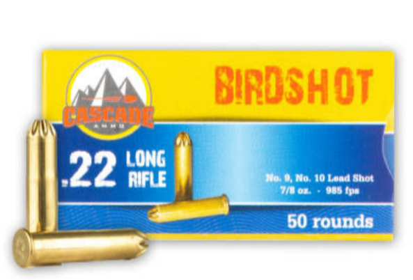 Cascade 22LR Birdshot #9 Lead Shot - 100 rds