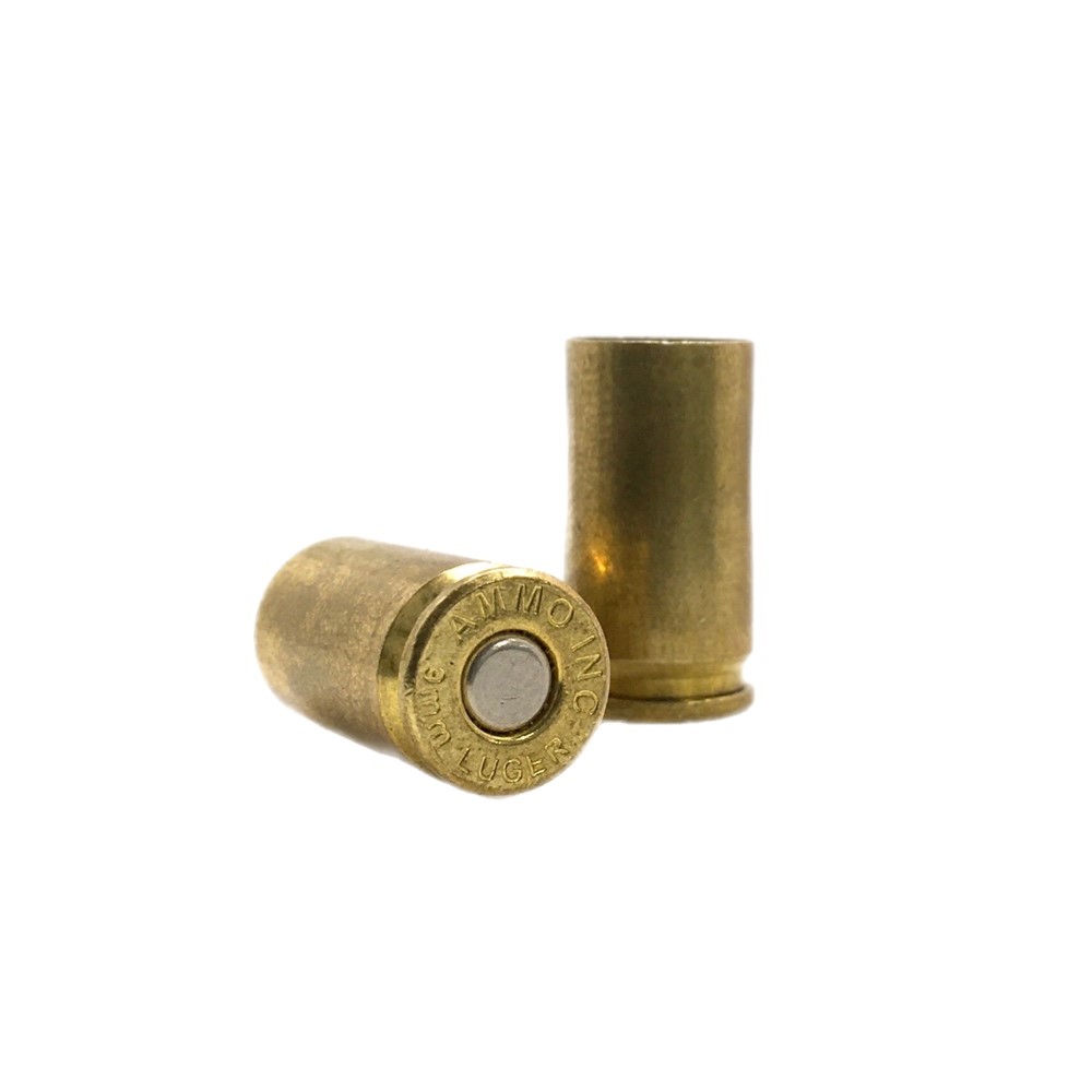 9mm Luger Mixed HS Primed Brass - 1000ct - American Reloading